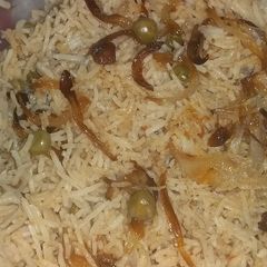 A picture of Matar Chawal Pulao #CookpadApp.