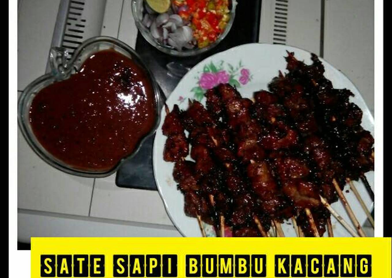 Sate Sapi Bumbu Kacang