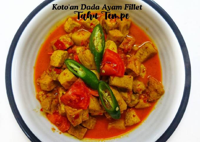 Koto'an Dada Ayam Fillet Tahu Tempe