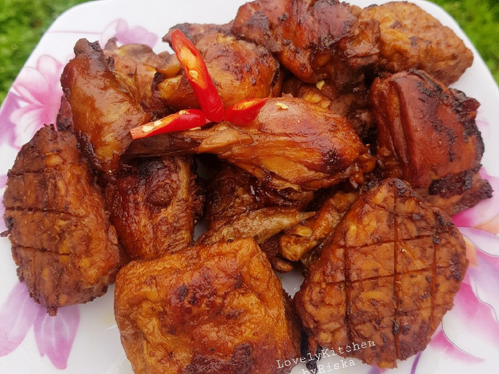 Resep Ayam Tahu Tempe Bacem yang Lezat Sekali