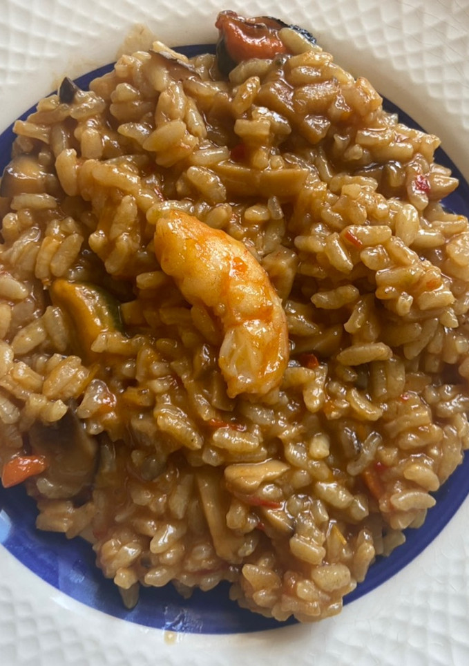 Una foto de Arroz meloso