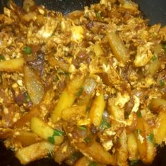 A picture of Aloo andy ki bujia.