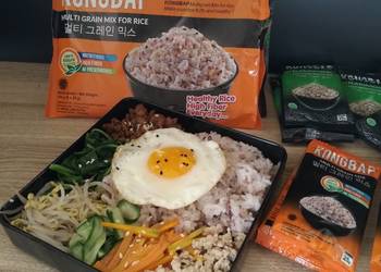 Masakan Populer BIMBIMBAP nasi campur ala Korea Enak Sederhana