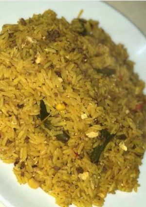 A picture of Hubby’s Chinese fried rice.
