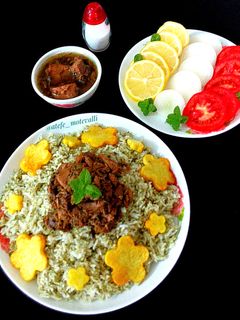 عکسی از دستور پلو تن ماهی ساده