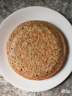 Una foto de Pan de espelta a la sartén y low carb
