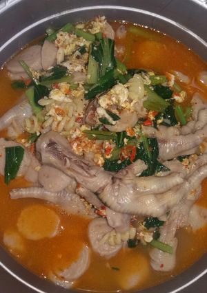 Foto resep Seblak ceker bakso