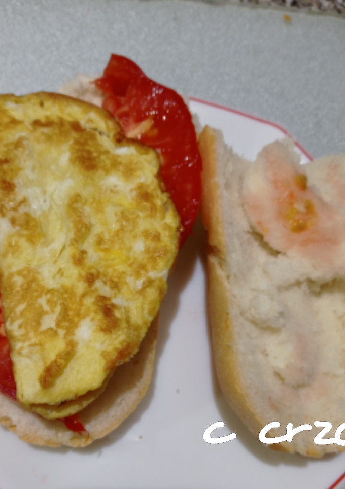 Una foto de Bocadillo de tortilla
