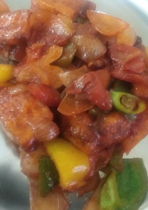 A picture of Chilli Paneer.