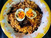 Gambar samyang jamur enoki