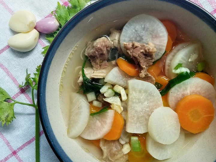 Langkah Gampang Membuat Resep Sup Lobak Tetelan Sapi Anti Ribet, Mantap Sekali