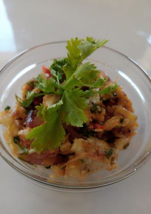 A picture of Easy scrambled egg.
