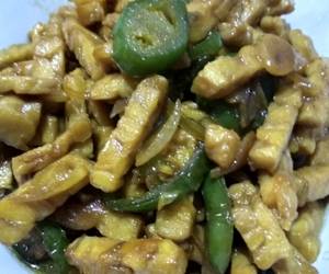 Resep mudah Oseng Tempe Cabe Ijo Paling Enak