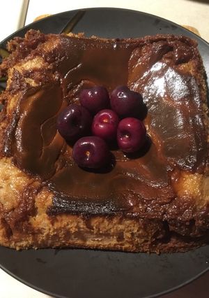Una foto de Flan de capuchino