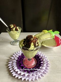 Foto resep No Churn Avocado Ice Cream