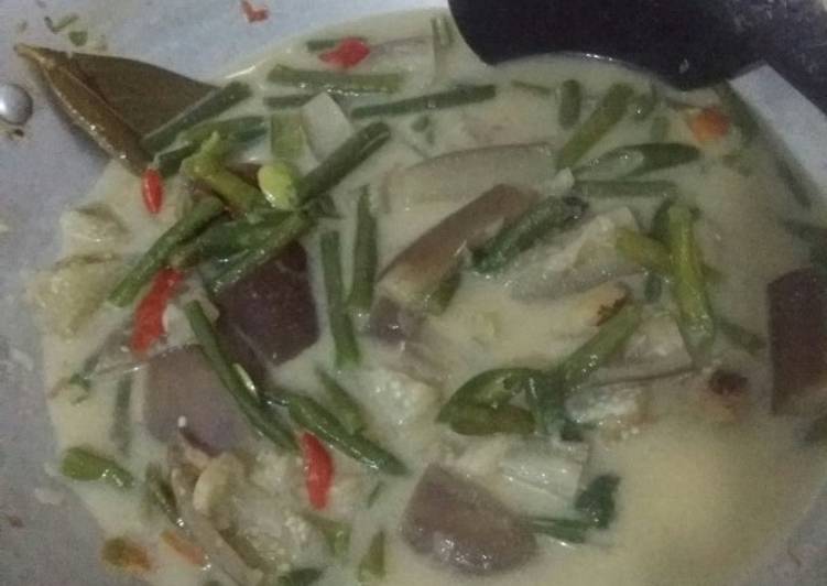 Sayur lodeh kacang panjan8g&terong