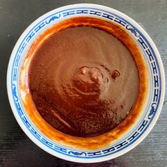 A picture of Imli and Dates Chutney.