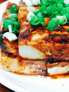 【家常菜】醬烤豆腐 的食譜成品照片