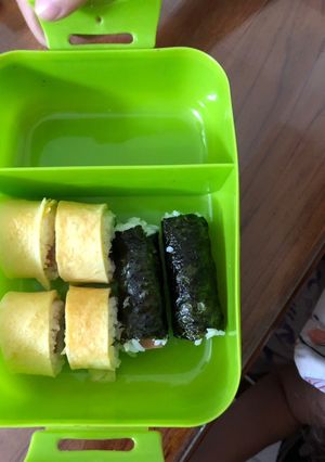 Foto resep Nasi gulur telur dadar Bekal ank sklh