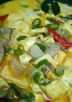 Foto resep Kikil Tahu Santan Pedas