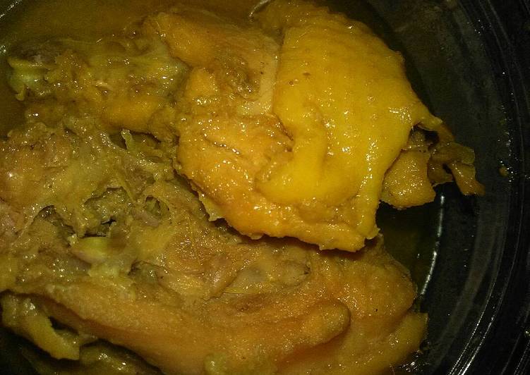 Pindang asem ayam layer