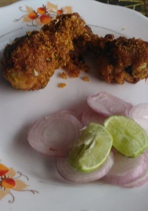 A picture of Tangri kabab.
