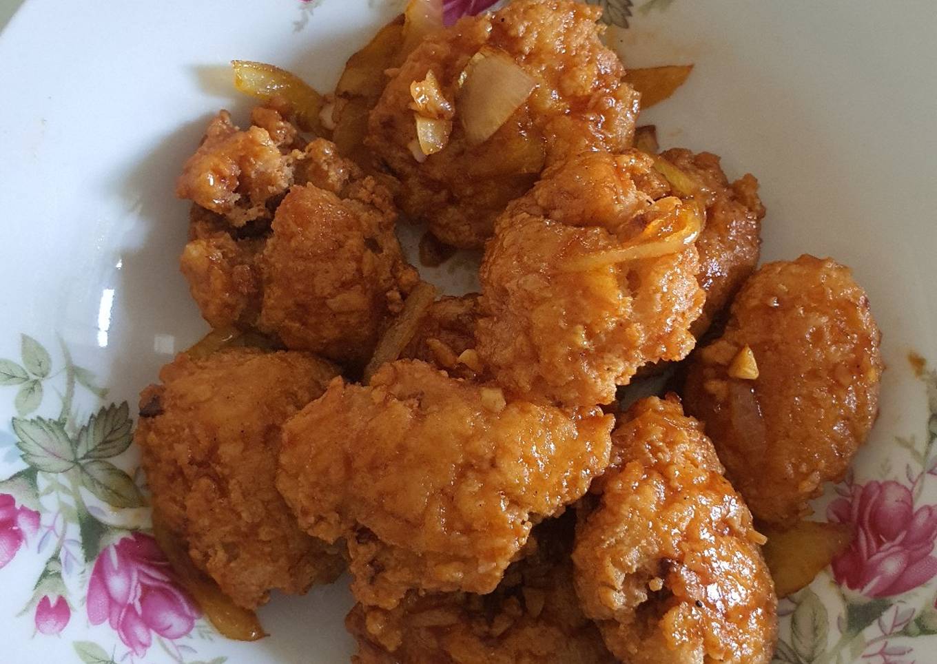 Tahu Crispy Asam Manis