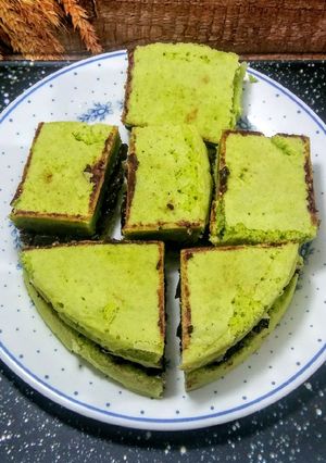Foto resep Bolu pandan selai coklat hunkwe
