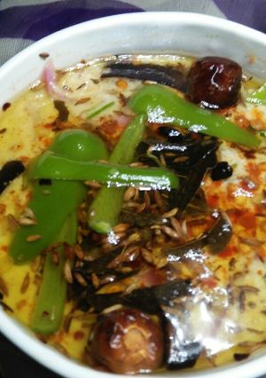 A picture of Baingan ka raita💖💖.