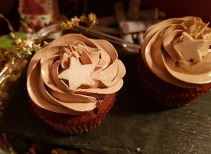 Foto principal de Cupcakes de Turrón de Suchard con Buttercream de Café (Navidad)