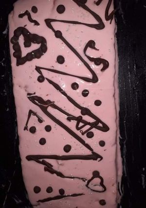 صورة لوصفة كيكةعيد ميلاد 😋😋