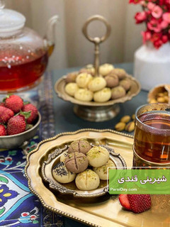 عکسی از دستور شیرینی قندی