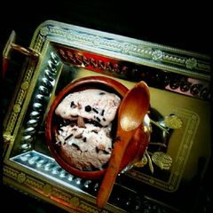 Banana Choco Ice cream A picture of Banana Choco Ice cream.