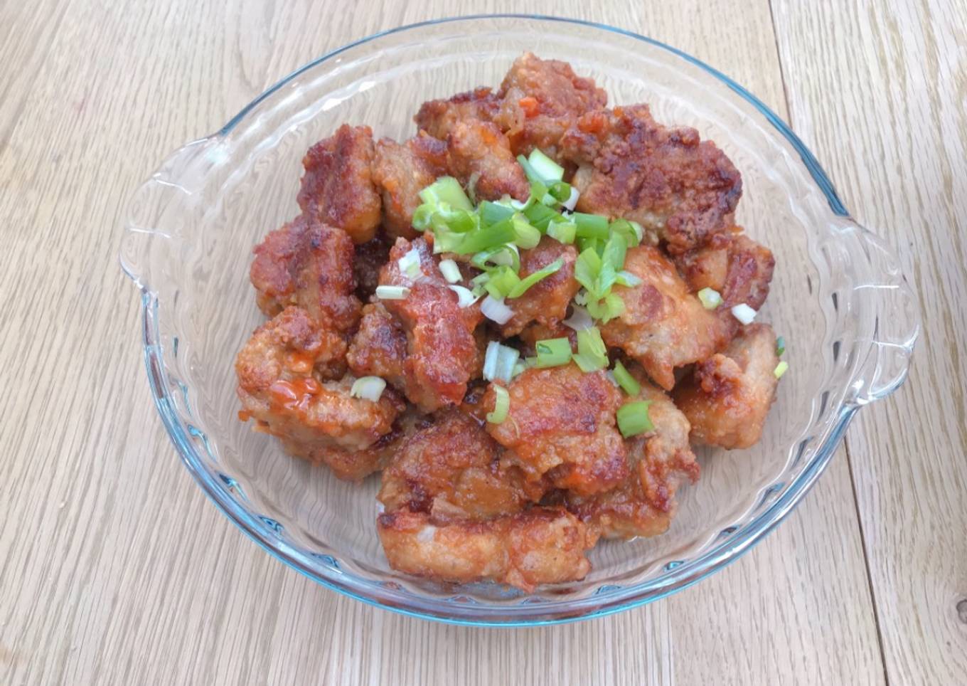 Korean chilli paste mayonnaise pork