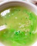 Canh bầu nấu tép