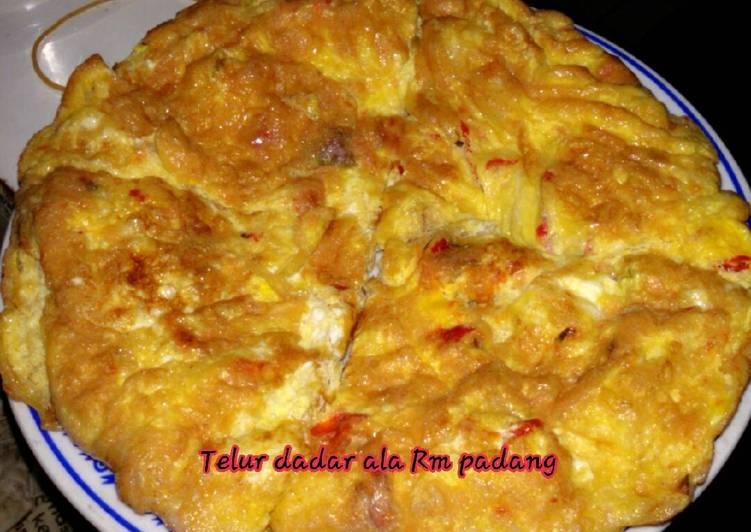 Telor dadar ala Rm Padang