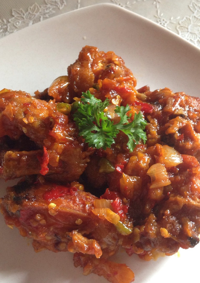 Foto resep Chicken wings Sour-Spicy