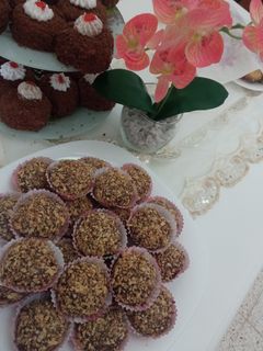 صورة لوصفة حلوة جافة بالشكلاطة تذوب في الفم😘❤️