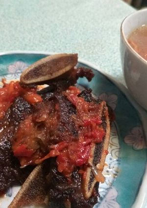 Foto resep Soup Iga Bakar / Goreng
