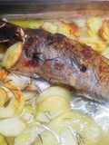 Cernia su Crosta di Patate al Forno