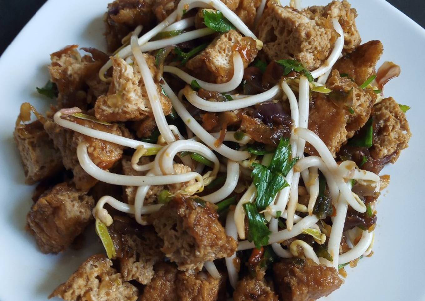 Tahu Penyet Sambal Kecap