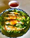 Bánh canh khô trứng ốp la