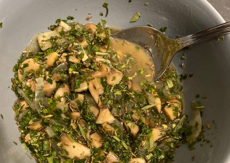 La Délicieuse Recette du Marinade aux herbes