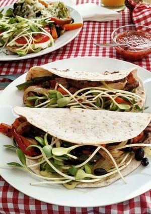 Una foto de Tacos Vegetarianos a la Brizu