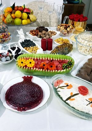 عکسی از دستور °•سفره شب یلدا•°