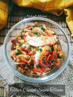 Foto resep Telur Ceplok Saus Tiram