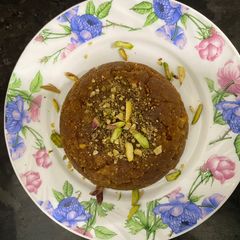 A picture of Moong dal ka Halwa.