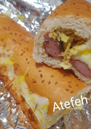 عکسی از دستور هات داگ خونگی🌭😋