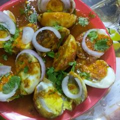 A picture of Sweetcorn egg masala.