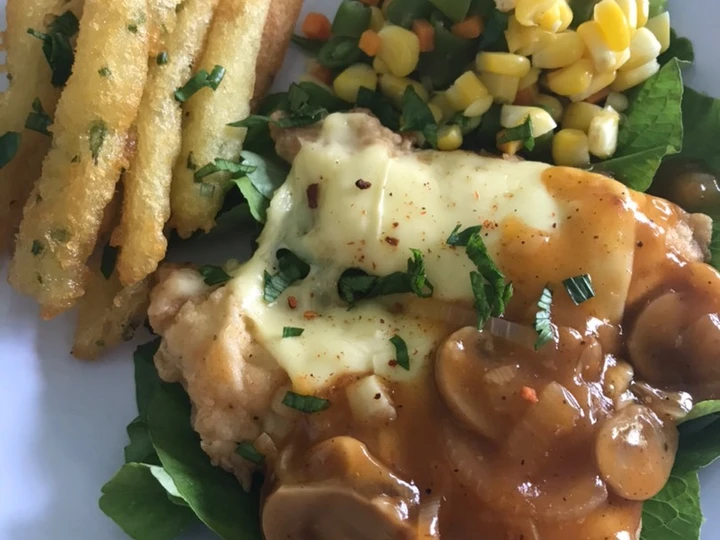 Langkah Gampang Membuat Resep Chicken steak ala cah kos yang Lezat Anti Ribet, Mantap